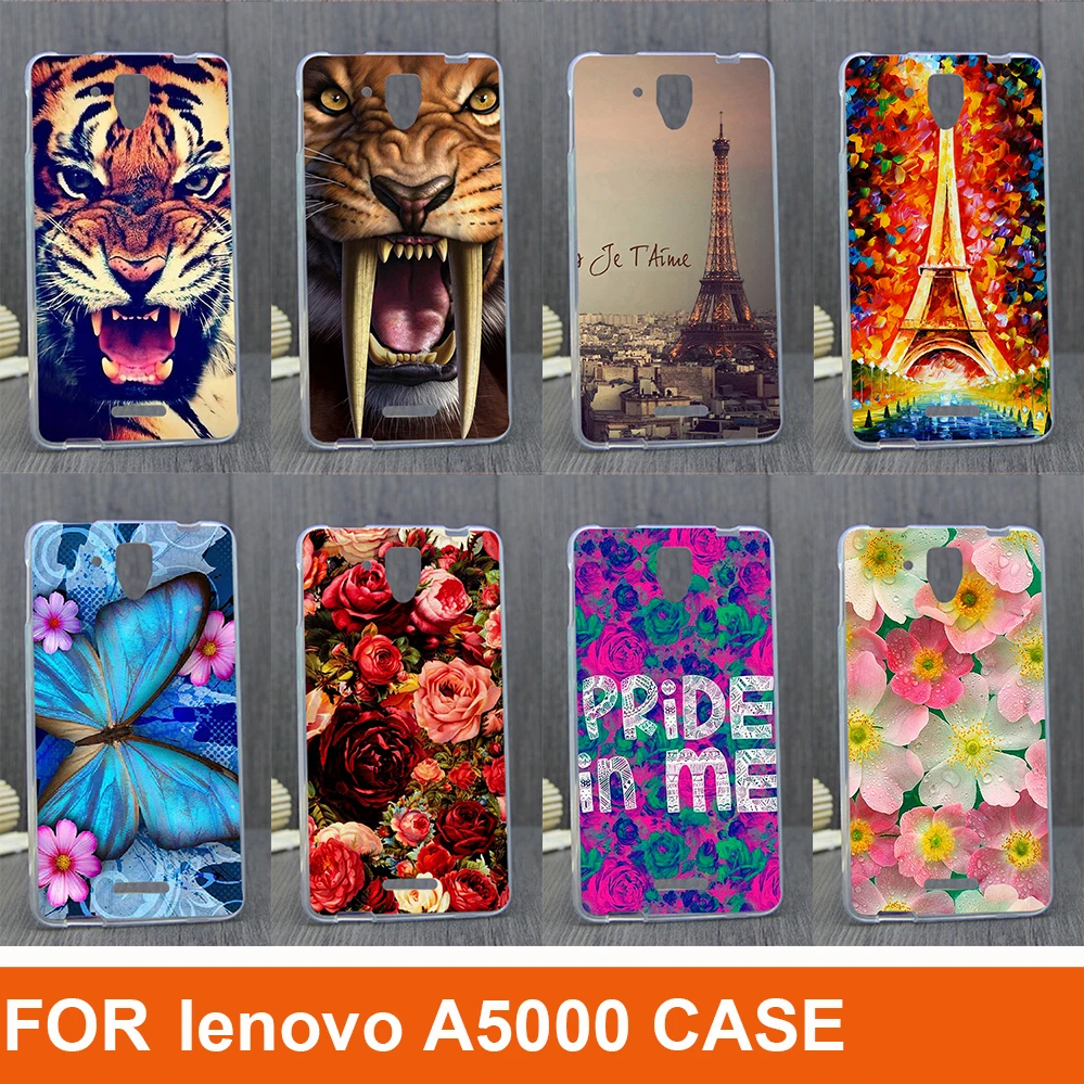 Чехол для Lenovo A5 A500 A5000 чехол телефона ПК жесткий с рисунком lenovo A5000|cover for lenovo|case