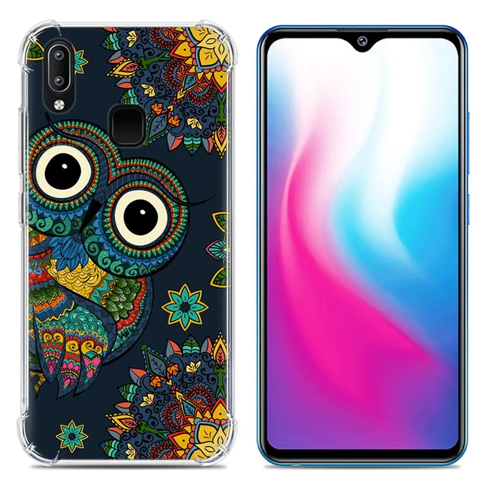 19 Противоударный чехол для телефона Vivo Y91/Y95/U1/Y91i модный дизайн с подушкой безопасности цветной окрашенный задний Чехол для телефона - Цвет: 19