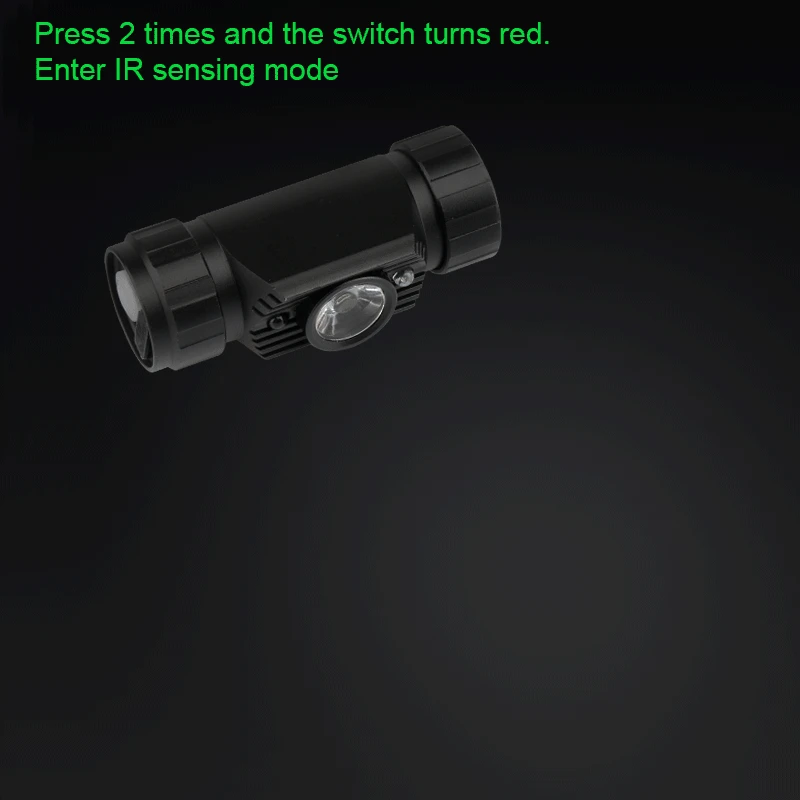 ИК датчик движения Головной фонарь налобный usb зарядка фонарик 1 Режим