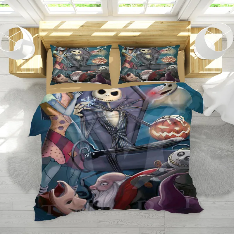 Постельное белье с изображениями героев мультфильмов Рождественская тематика