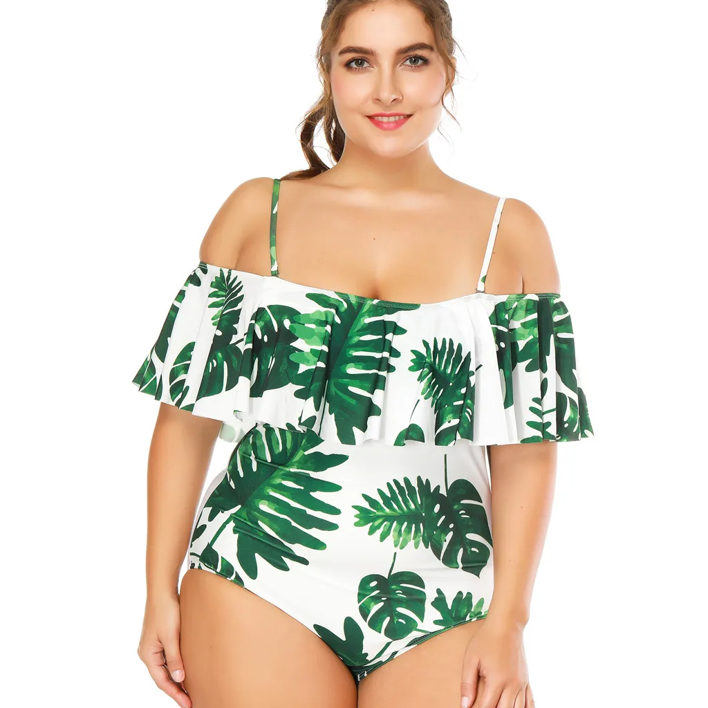 SAGACE комплект бикини с оборками купальник большого размера купальники для