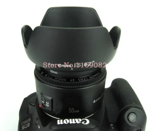 Новая бленда для объектива фотокамеры ES 62 II ES-62 1100d 650d 600d 450d 550d 100d 700d 60d EF 50 мм f/1 8 |