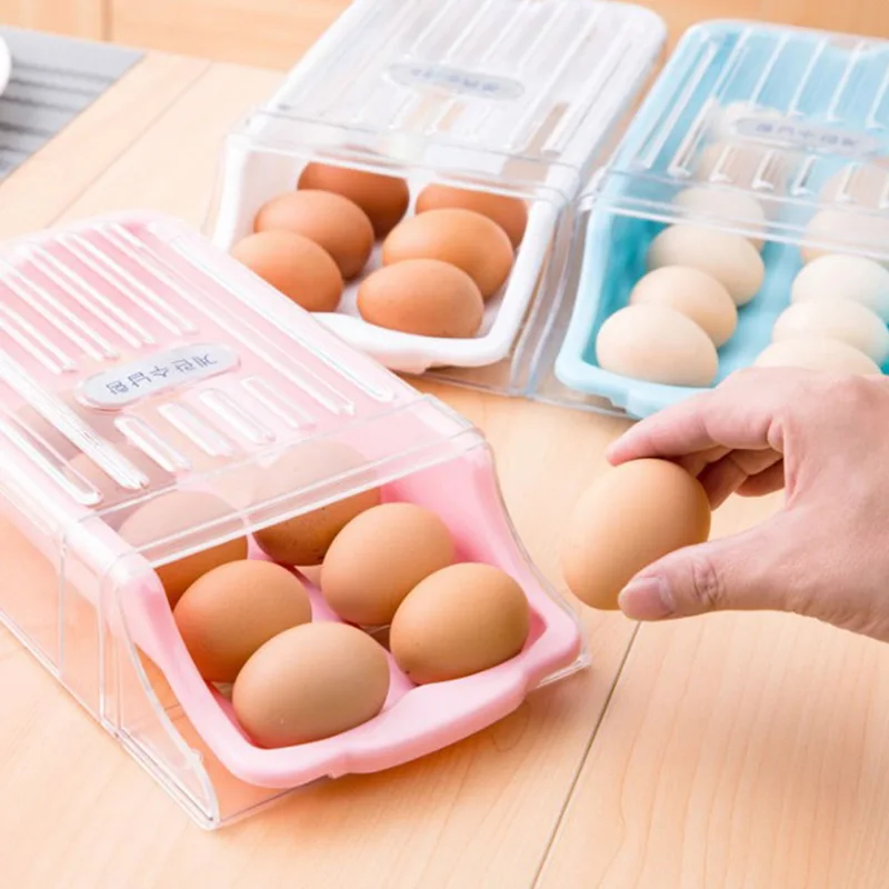 Hoomall кухонные принадлежности пластиковый контейнер для яиц чехол холодильник
