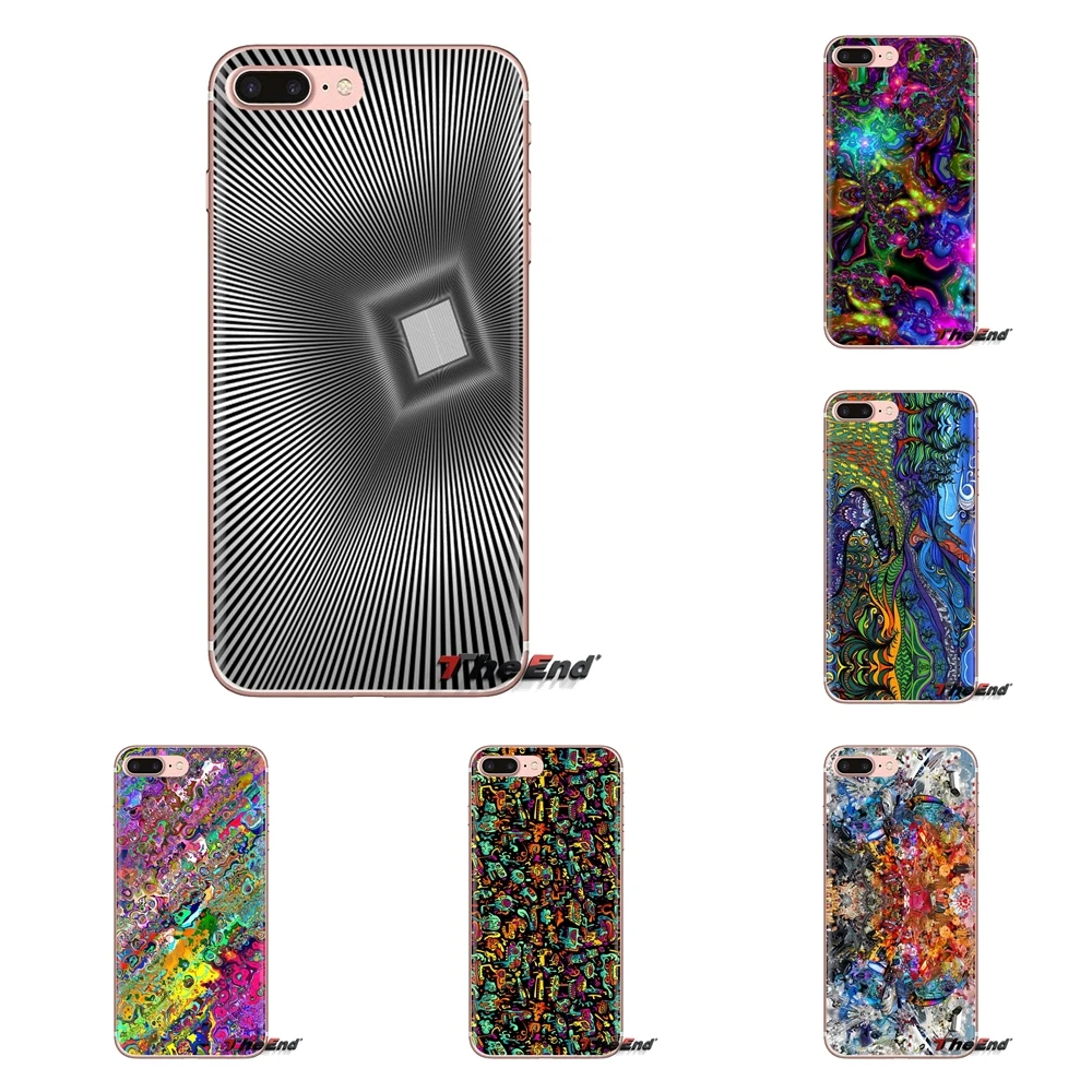 Силиконовый чехол для телефона Psychedelic HD обои природа искусство Samsung Galaxy A3 A5 A7 A9 A8