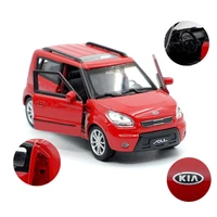 best selling 136 kia soul off road alloy car modelsimulation die casting door pull back childrens toy car modelfree shipping