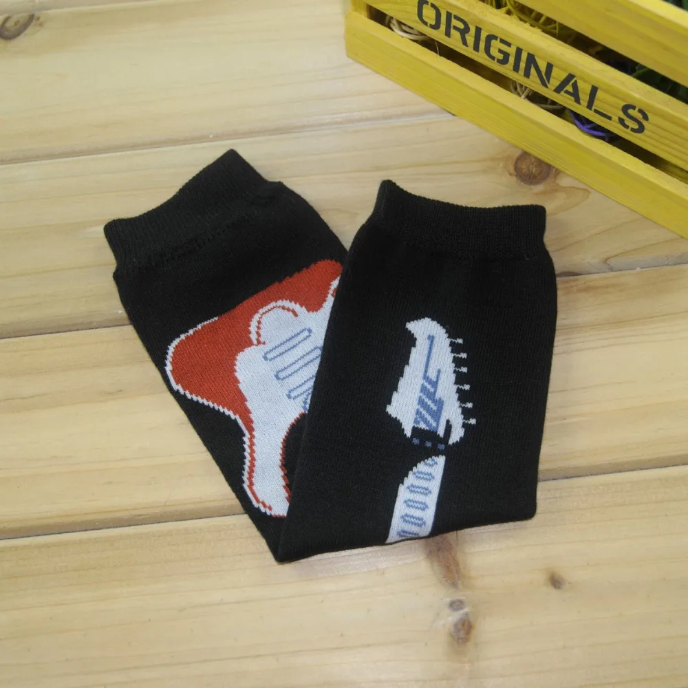 Детские гетры Holloween для мальчиков и девочек рождественские желтые полосатые