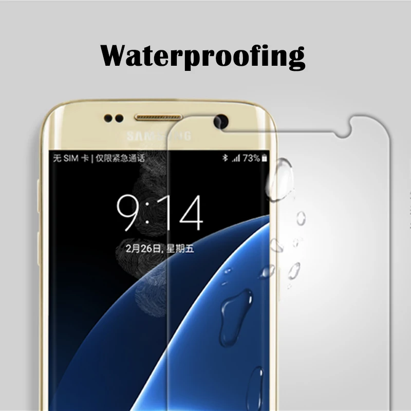 Закаленное Стекло для samsung galaxy S7 a5 Для 2017 2.5D 9h Защитная пленка s9 защита