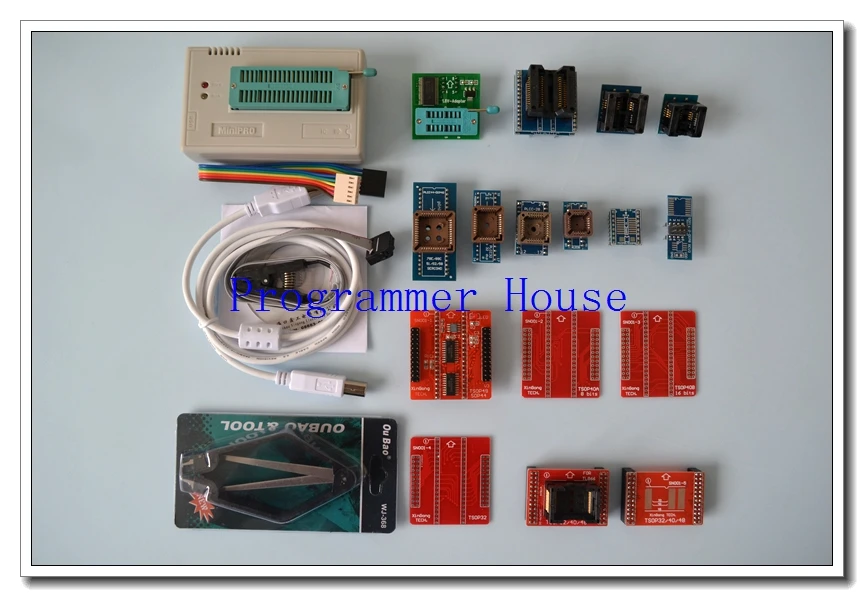 V9.00 оригинальный XGECU TL866A TL866II Plus Универсальный программатор minipro AVR PIC Bios USB + 15