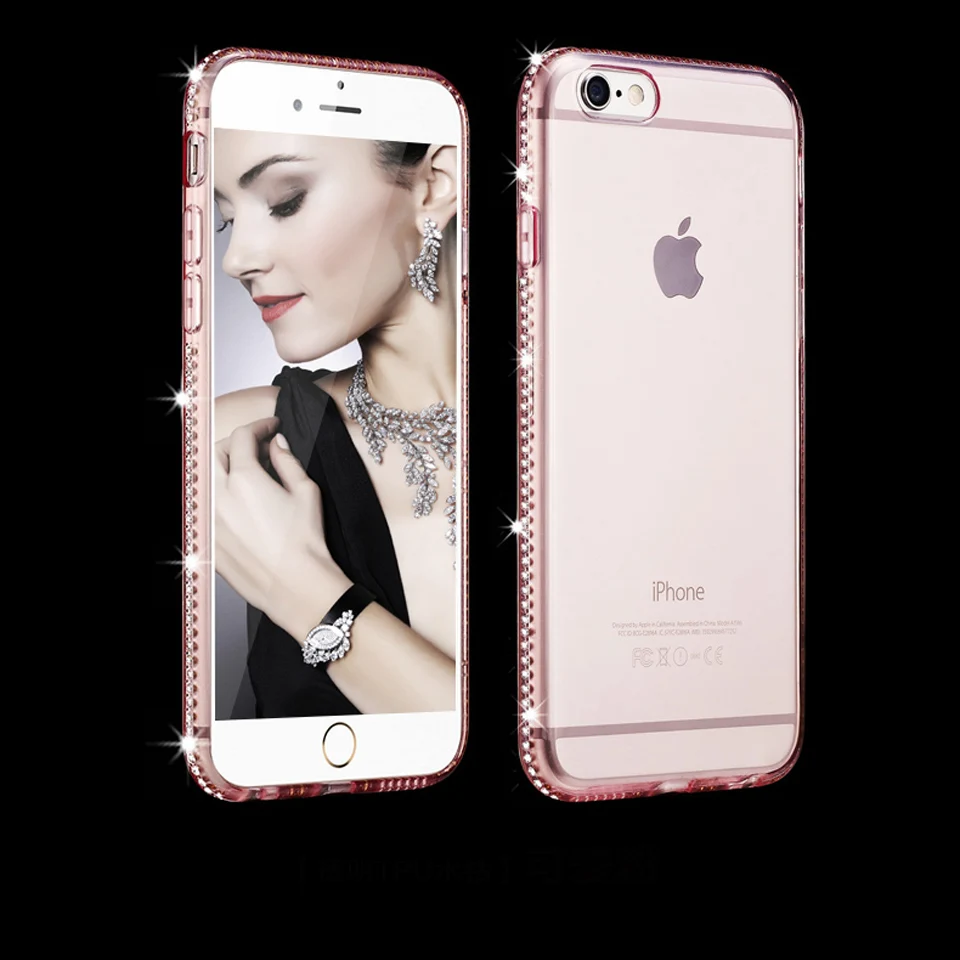 Роскошный блестящий силиконовый чехол для iphone 7 SE 5 5S 6 6s 8 Plus X XS MAX XR Huawei P20 Pro Lite TPU