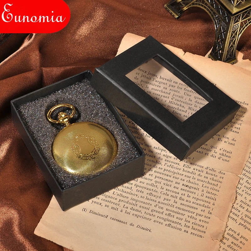 Механические карманные часы золотого цвета с цепочкой и Модные Винтажные в стиле