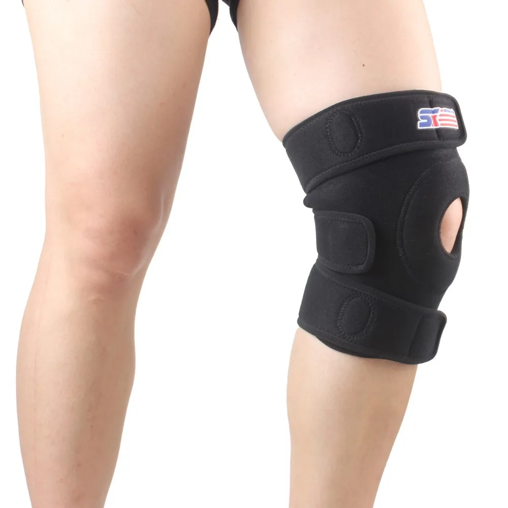 Free Shipping ShuoXin SX515 Sport Leg Knee Patella Support Brace Wrap Protector Pad Sleeve - Black | Спорт и развлечения
