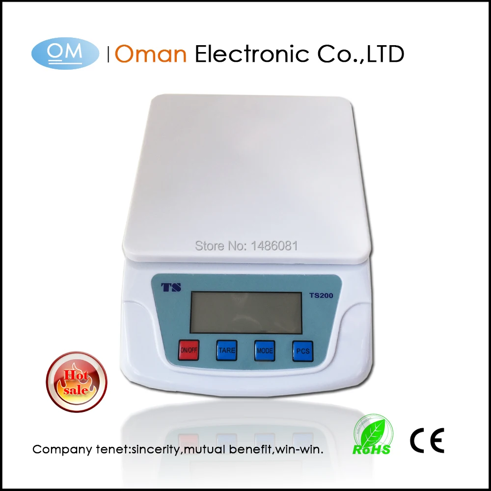 

Oman-T200 Цифровые многофункциональные кухонные весы с ЖК-дисплеем 10 кг