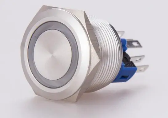 1 шт. антивандальный металлический переключатель 22 мм со светодиодной лампой|switch