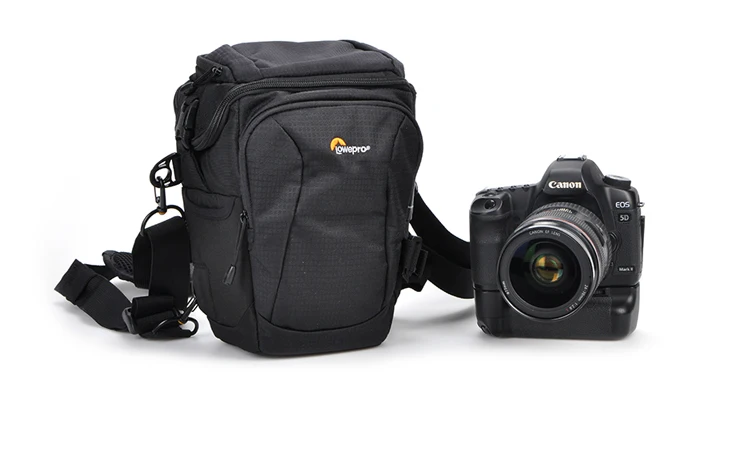 Lowepro Toploader Pro 70 AW II DSLR камера треугольная Наплечная Сумка дождевик портативный поясной чехол-кобура с 9*9 см сумка для объектива