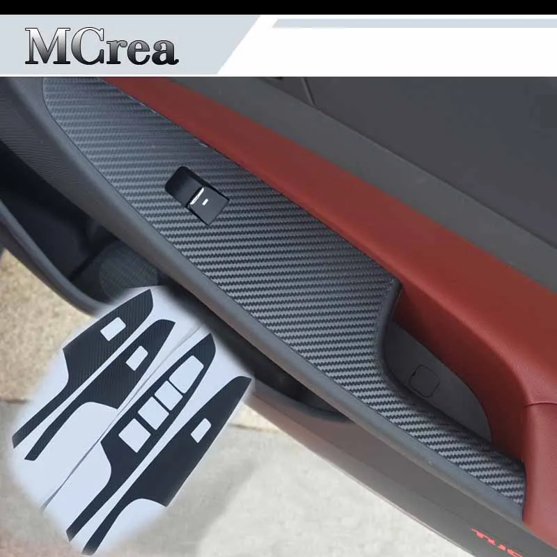 Стайлинг салона автомобиля MCrea стикеры из углеродного волокна для Hyundai Tucson 2018 2017