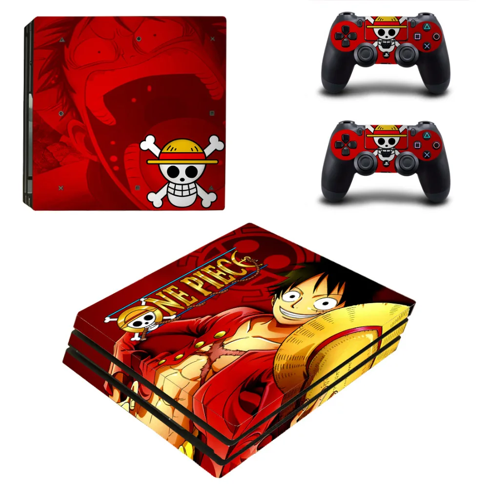 Аниме one piece PS4 Pro наклейка на кожу для playstation 4 консоль и контроллер полная кожа