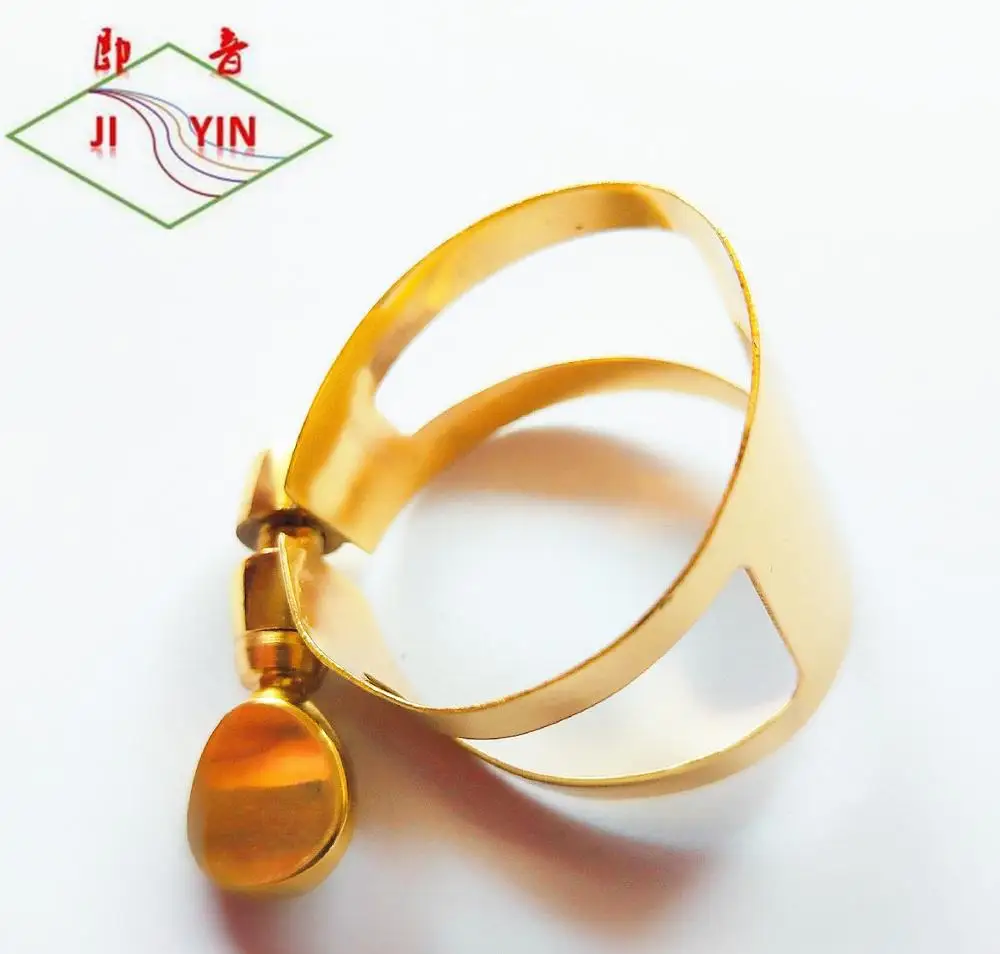 New alto saxophone mouthpiece clip paint gold nickel plated clamp | Спорт и развлечения