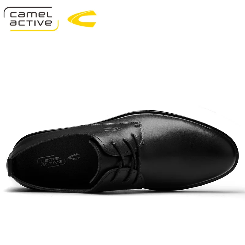 Camel Active/Новые весенние модные мужские деловые туфли-оксфорды из натуральной кожи