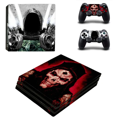 YSP4P-0194 Игра Bloodborne Dark Souls PS4 Pro наклейка для кожи виниловая наклейка для консоли Playstation 4 и 2 контроллера PS4 Pro наклейка для кожи - Цвет: YSP4P-0194
