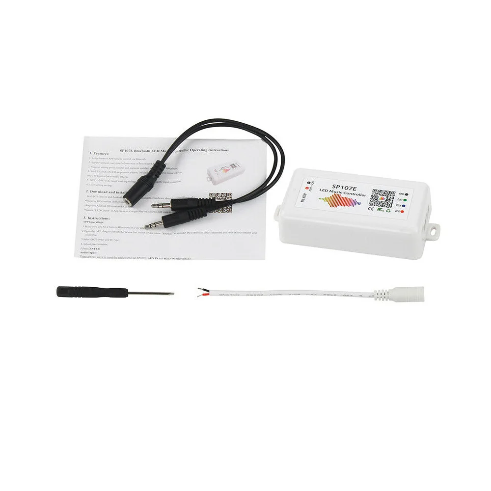 Фото SP108E WIFI WS 2811/2812B светодиодный контроллер SP107E Bluetooth музыкальный с помощью SP108E WIFI WS 2811/2812B светодиодный контроллер SP107E Bluetooth музыкальный с помощью