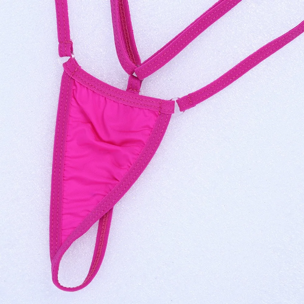 Sexy Swimsuit Monokini With Adjustable Strap One Piece Women Bikini Bottoms Swimwear Bodysuit Cheeky Lingerie Beach V Thong