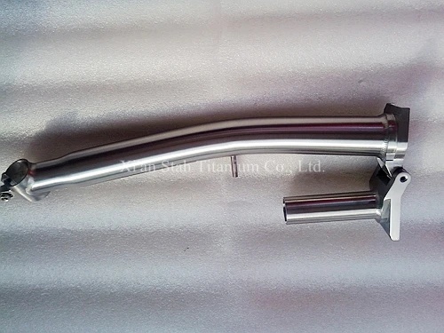Titanium Ti3AL2.5V складной головной убор вынос S/M матовая/глянцевая поверхность с болтом для руля велосипеда 25,4 мм зажим для руля