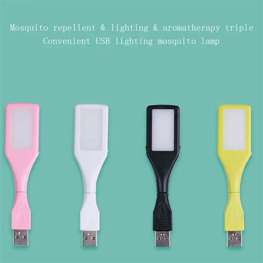 Супер Ночной светильник три в одном портативный USB ароматерапия мини Led комаров