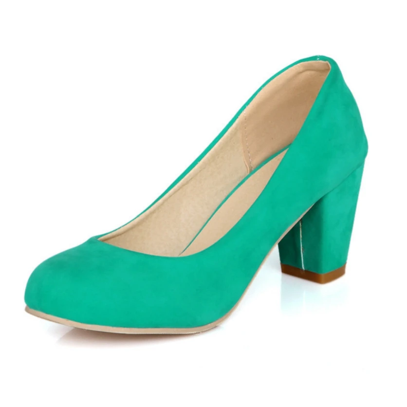 Женщины Моды Скольжения На Плюс Размер Партия Обуви Женщина Толстые Высокие