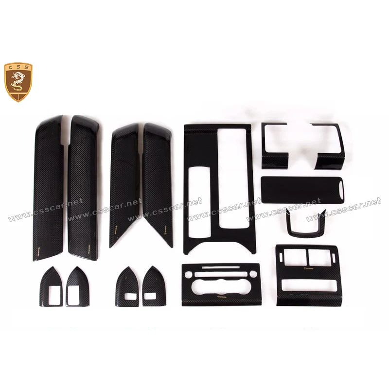 15 шт./компл. отделка салона автомобиля из углеродного волокна подходит для Range Rover