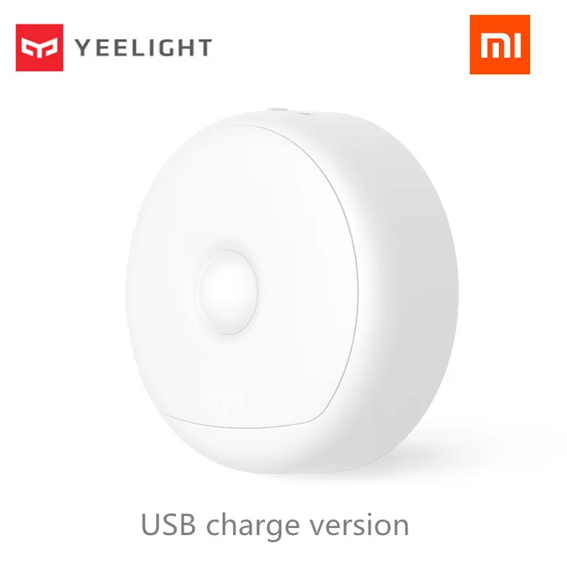 

(USB Charge ) Yeelight Mijia LED Night Light Infrared Magnetic with hooks remote Body Motion Sensor Smart Home