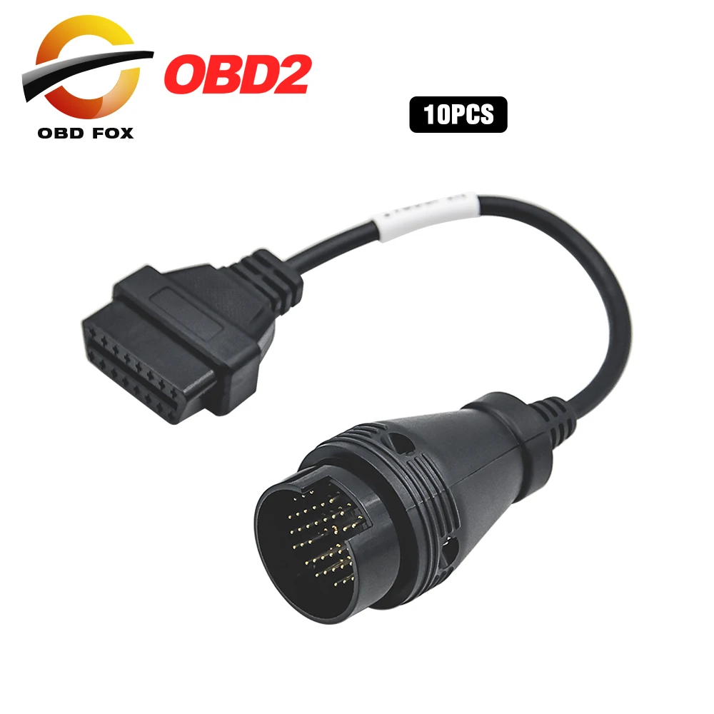 2020 10 шт./лот OBD2 для IVECO 38 PIN разъем 38Pin OBD II кабель 16 pin Бесплатная доставка|cable pin|obd2