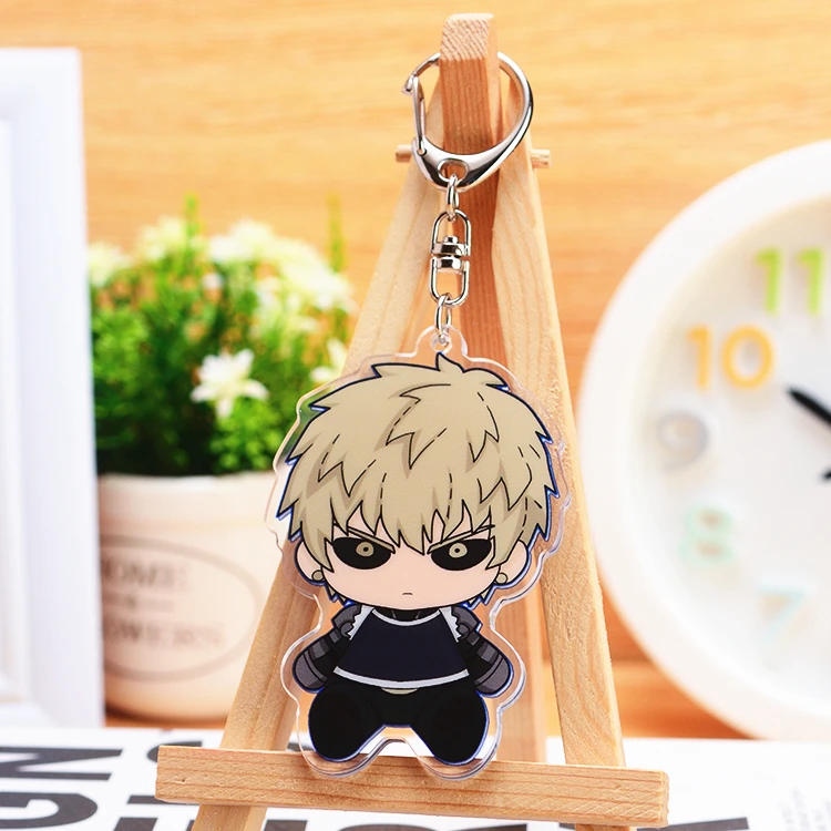 Аниме ONE PUNCH-MAN Saitama Genos Senritsu no Tatsumaki ATOMIC ZAMURA акриловая подвеска брелок кулон сумка