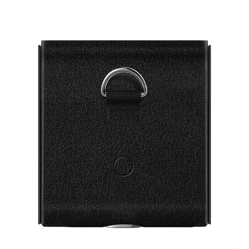 Кожаный чехол сумка для беспроводных наушников QI с Bluetooth защитный AirPods приемник