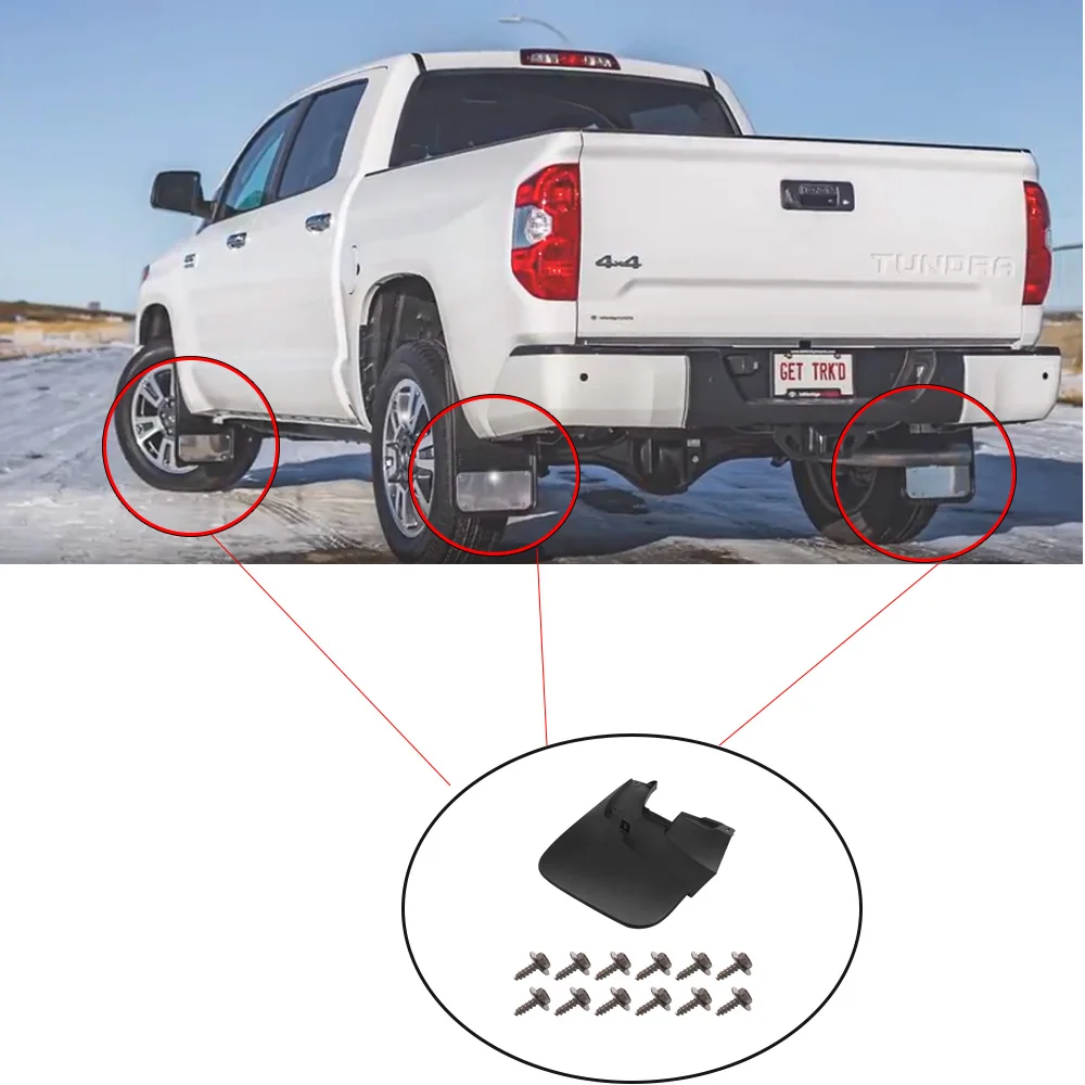WHDZ Брызговики от грязи для 2014 2015 2016 2017 Toyota Tundra аксессуары|Грязезащита| |