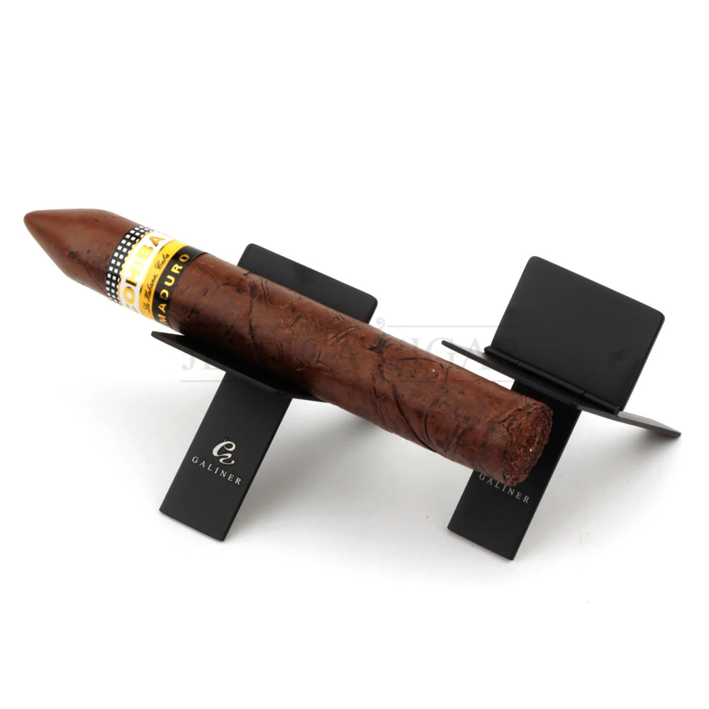 COHIBA GALINER держатель для сигары из нержавеющей стали Портативный сигаретная трубка Стенд мини табак поддержка складываемая сигара стенд