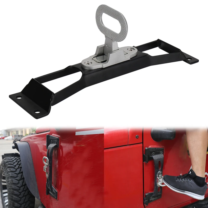 Металлические складные дверные петли для ног Peg Для Jeep Wrangler JK & Unlimited|Световая