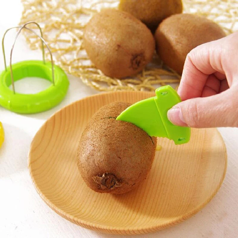 1 Set Creative Kiwi Fruit Mini Cutter Peeler Slicer Portable Kitchen Gadgets Tools For Pitaya Cooking Tool | Дом и сад