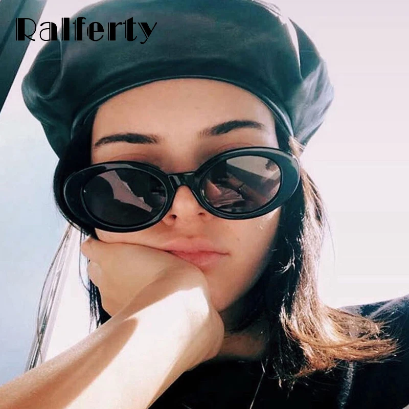 Ralferty 2018 новые Овальные Солнцезащитные очки женские роскошные брендовые
