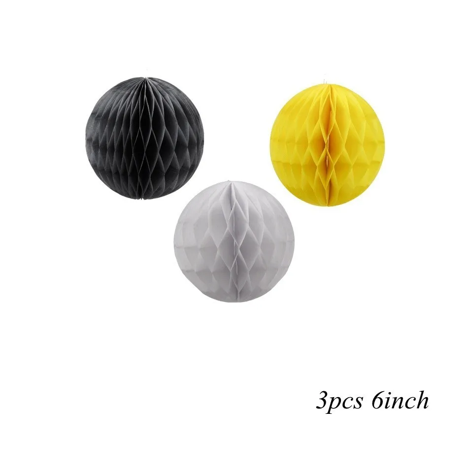 White yellow black 1 компл. Прекрасный пчела серии торт Топпер детский душ мама к пчеле бумажный баннер воздушные шары в виде пчелы детский подарок День рождения украшение - Цвет: White yellow black
