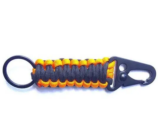 EDC Paracord веревка брелок для кемпинга на открытом воздухе набор выживания в стиле