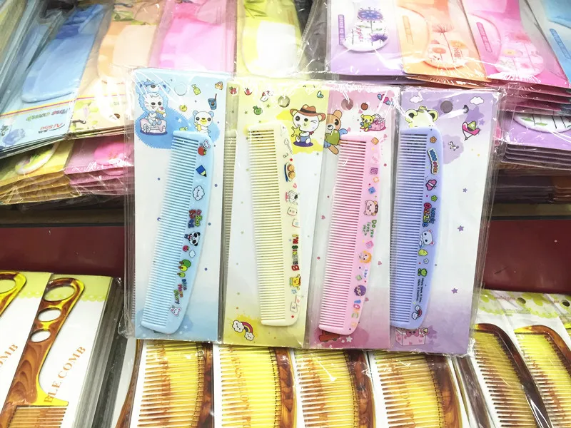 20 шт./партия милые детские пластиковые антистатические расчески парикмахерские