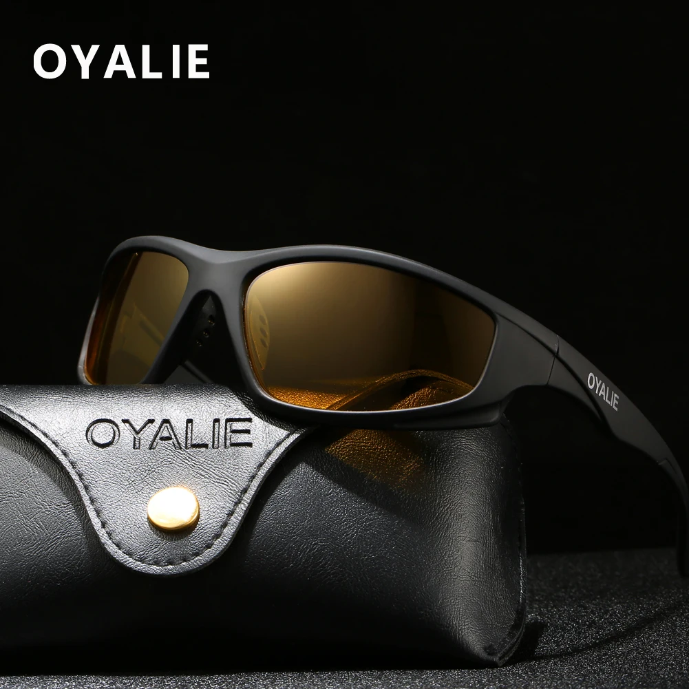 Поляризованные спортивные солнцезащитные очки OYALIE для вождения ночного видения