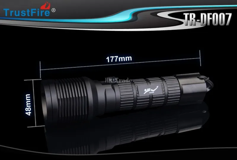 Водонепроницаемый TrustFire DF007 светильник для дайвинга Cree XML 2 магнетронный
