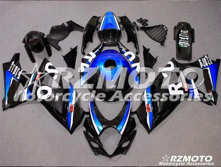 Карбоновые лакированные мотоциклетные Обтекатели для SUZUKI GSXR1000 K7 07 08 ACE комплекты