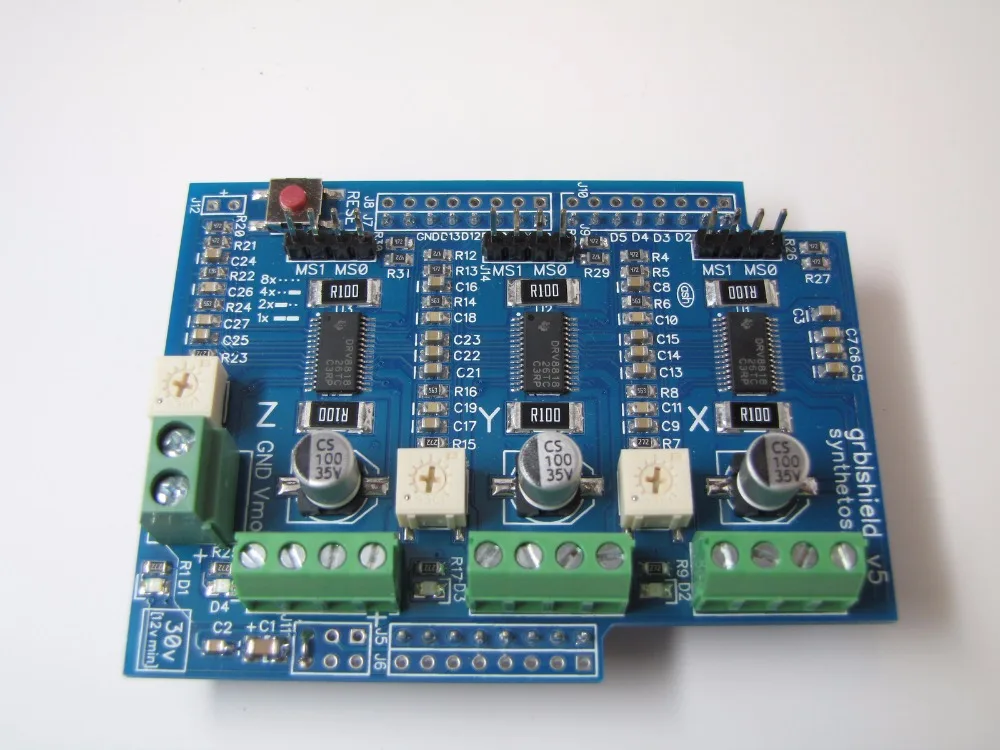 3 Драйвер шагового двигателя gshield grblshield Совета CNC Motion Control | Компьютеры и офис