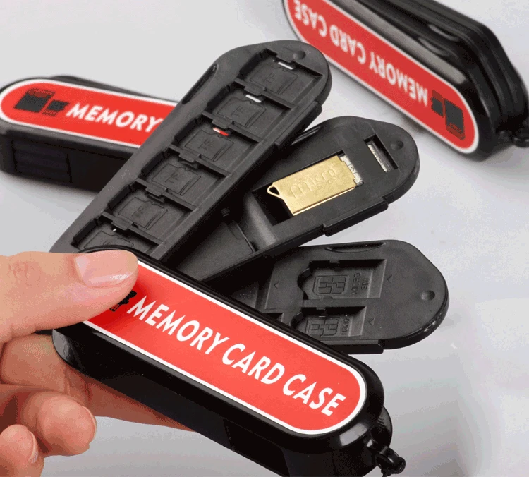 Чехол для держателя карты памяти коробка для хранения карт SD TF SIM NANO карты Анти-шок чехол для хранения sony canon gopro камера