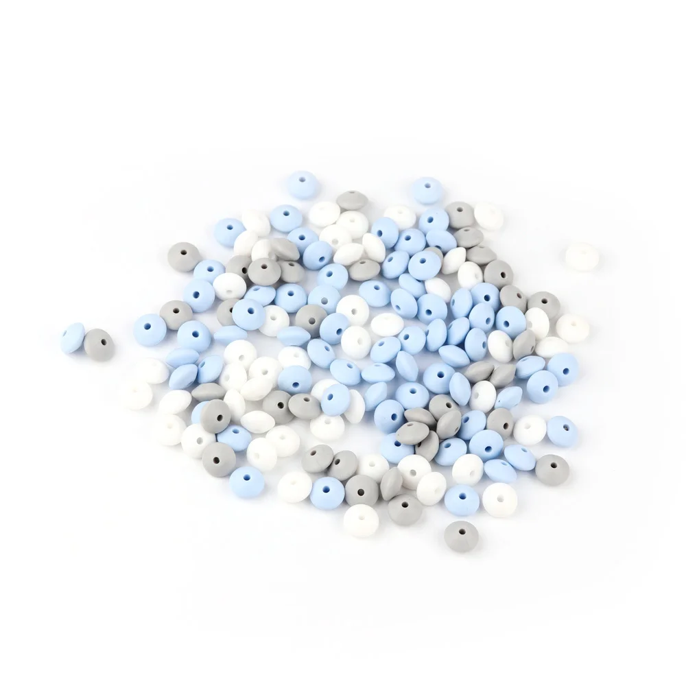 TYRY.HU-Cuentas de silicona para dentici&oacute;n de beb&eacute;, abalorios de lentejas de 12mm, sin BPA, abalorios de &aacute;baco DIY para collar de lactancia, juguetes para la dentici&oacute;n del beb&eacute;, 60 uds.-2