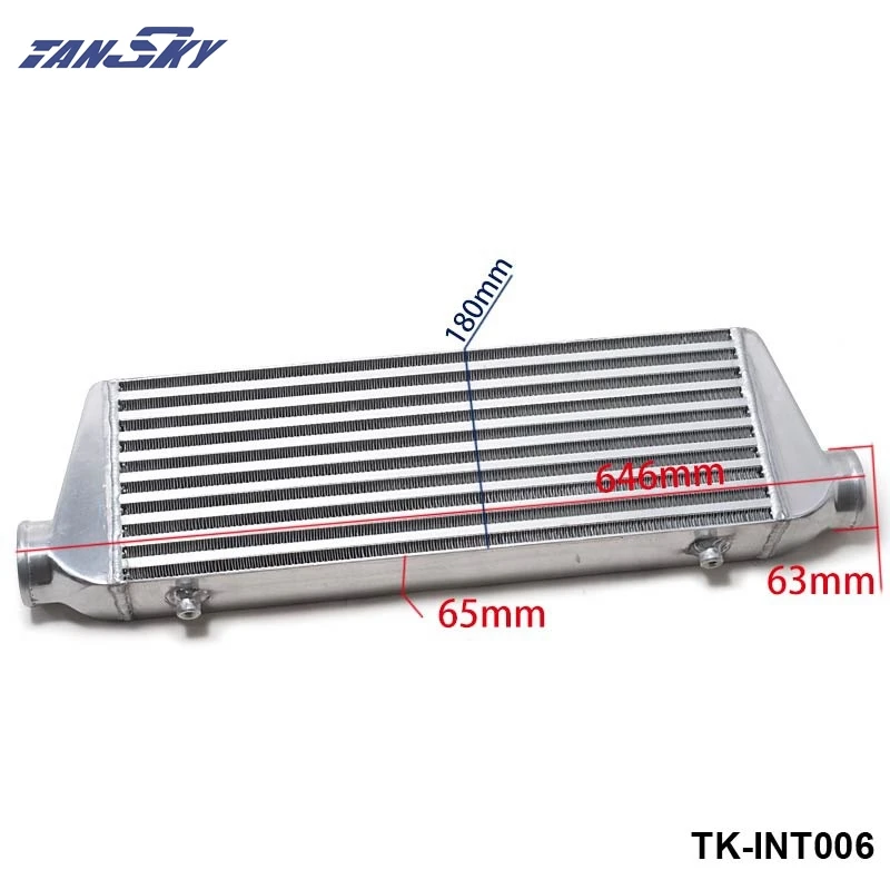 500x180x65 мм 2 5 ''(63 мм) I/O Turbo Inter Cooler Racing Передняя панель крепления и пластина