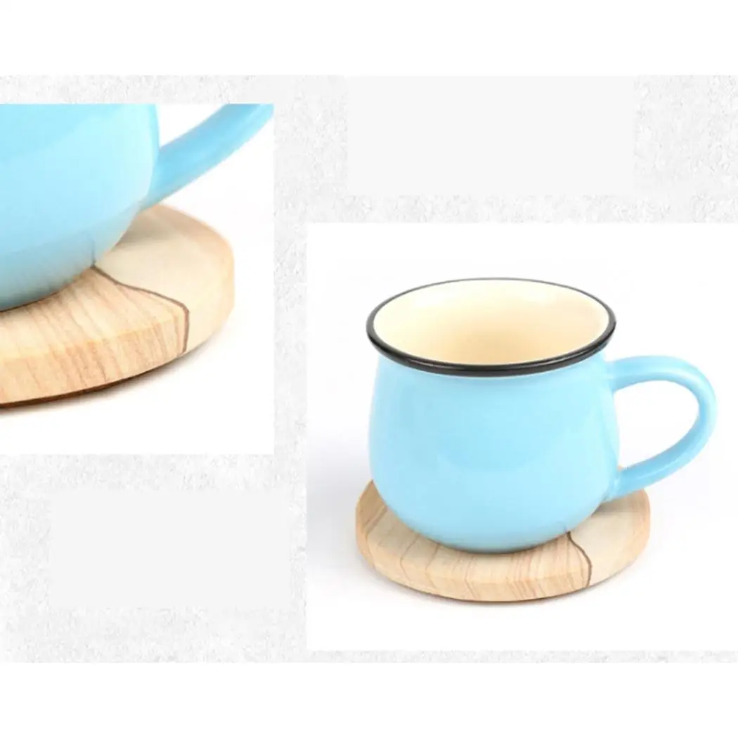Granite Pattern Marble Coaster Round Fashion Coffee Cup Insulation As Picture | Дом и сад