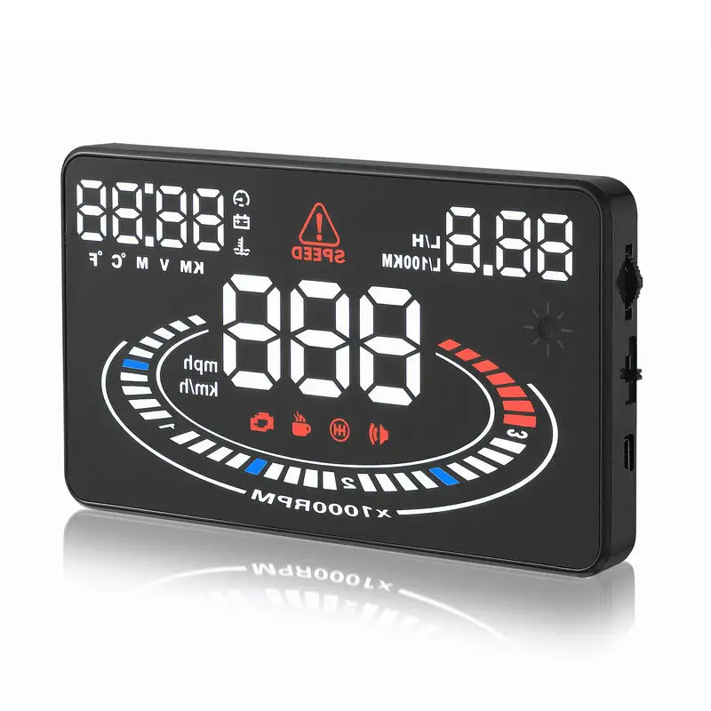 Skydot E300 5.5 &quotHUD автомобилей Head Up Дисплей OBD II Мониторы Авто Цифровой Спидометров
